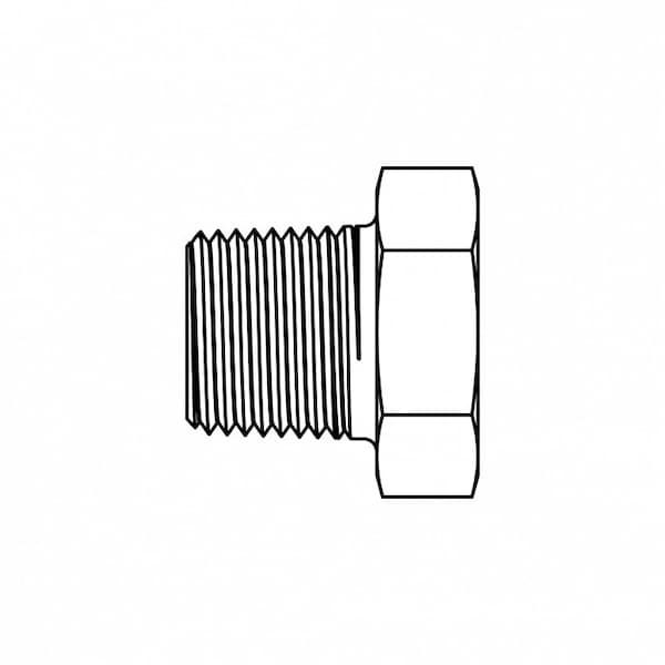 Hydraulic Fitting-Steel04MP HEX HEAD PLUG